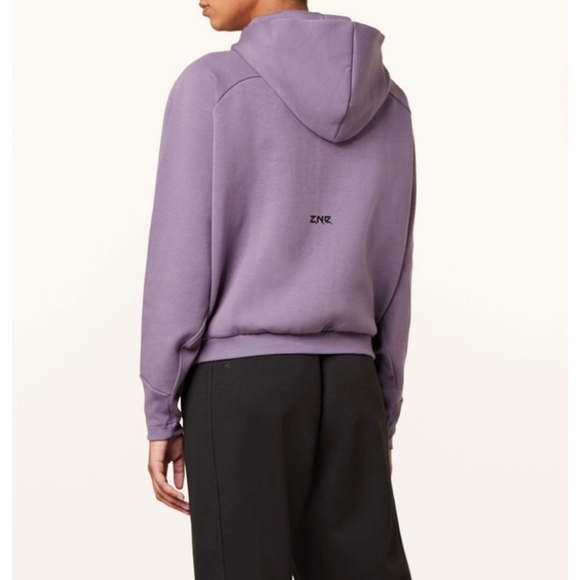 ADIDAS • Shadow Violet F23 ZNE Full-Zip Hooded Jacket - Picture 3 of 16